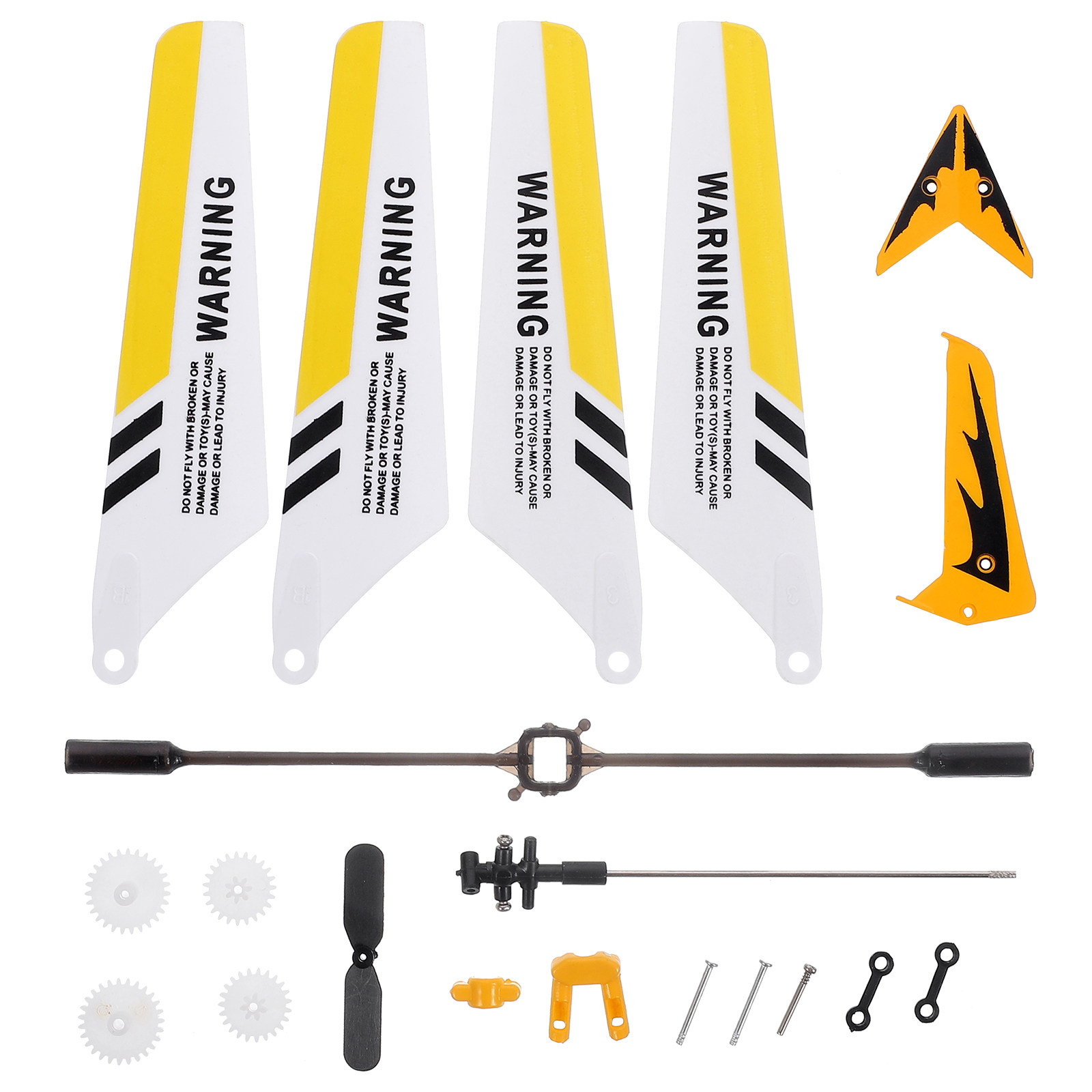 Rc Helicopter Blade - Full Set Replacement Spare Parts S107