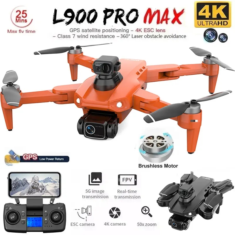 L900 Pro MAX GPS Drone 4K Prof - Rc Helicopter Electric review and price